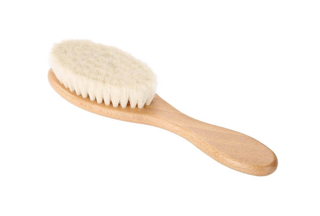 Soft Hair Brush With Natural Goat Bristles