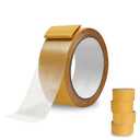 Storystore Double Sided Fabric Tape - 2 Inch x 33FT (10m) High Adhesive Strength Mesh Heavy Duty Duct Tape for Floor, Wood, Clothes (4 Rolls)