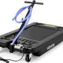 VEVOR Low Profile Oil Drain Pan, 17 Gal Capacity, Rolling Oil Drain Pan with 110V High-Flow Electric Pump, 7.2 ft Hose & T Folding Handle, Leak-proof & Corrosion-resistant, Fit for Trucks, ATVs, Black