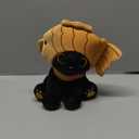 Fish Stuffed Animal Cat Plush, 8inches Black Cat Plush with Brown Taiyaki Hood Removable, Kawaii Stuffed Kitten Doll Toy Cute Plushies for Girls Kids BoysChristmas Birthday Gifts