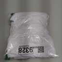 LCNBA Women's Halter V Neck Ruffled Hem Mesh Dress Ruched Flowy Mini Dress (Medium, White)