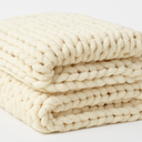 Chunky Knit Throw Blanket for Couch, 40x60