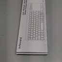 INFINMIND Wireless Bluetooth Touchpad Keyboard with 3-Device(1*USB,2*BT) Portable Computer Keyboard for Laptop,Tablet,Mac,Windows,Android,Chrome OS (Black)