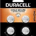 DURDL20254PK - Duracell Button Cell Lithium Battery 2025 4 pack