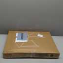 Ottoman with Storage, 61L Slim Tall Linen Footstool Bench with Thicker Foam Padded Seat. Ottoman Foot Rest for Living Room, Bedroom, Coffee Table. 350lbs Load Capacity, 17x13x17in, Light Gray