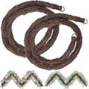 Natural Grapevine Garland 6 FT - DIY Crafts Grapevine Vine Twig Wreath Making Supplies for Decors - 2 Pack
