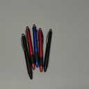 3-in-1 Ballpoint Pens with Stylus Tip, Fine Point, Set of 6, Black/Blue/Red (Multicolor)