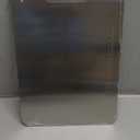 Titanium Cutting Board - 100% Pure Titanium Metal Cutting Board for kitchen, Non Toxic Chopping Board, Double-Sided for Meat, Fruit, Vegetables, Dishwasher Safe, Easy to Clean (S (11.4"L7.9"W))