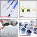 2 x Newsight DIY Oil Painting Paintworks Paint by Number for Kids and Adults (16''Wx20''L , Peony Flower)