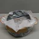 Japanese Tempura Deep Fryer Pot with Fahrenheit Thermometer 2.3L- Nonstick Carbon Steel Oil Fryer, Fried Tempura/Chicken/Fish/Shrimp, Easy Clean, Green Tempura Pan, 8.2inch