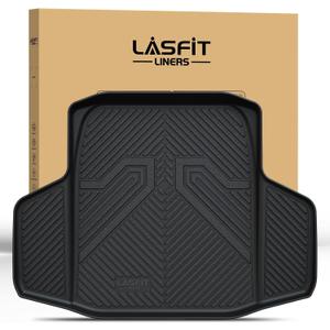 LASFIT Trunk Mat for Honda Accord Seden 2026 2025 2024 2023 2022 2021 2020 2019 2018 (Gasoline & Hybrid), All Weather TPE Custom Fit Accord Trunk Liner Trunk Tray Cargo Liner Accessories, Black