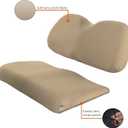 Classic Accessories Fairway Terry Cloth Golf Cart Seat Cover, Light Khaki