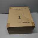 Bedside Table Lamp Set of 2 - Bedroom Table Lamps with Adjustable Color Temperatures - Boho Rattan Lamps with USB A+C Charging Ports Grey Farmhouse Living Room Lamps for Reading Bulbs Included