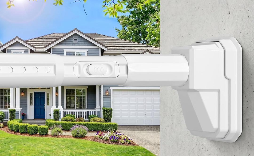 Tension Curtain Rod 41-185 In (4-15ft), Extra Long Tension Rod No Drilling For Patio Windows, White Shower Curtain Rod For Room Divider,One-Click Telescopic Rod, Outdoor Curtain Rods Never Rust