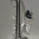 Mkono Mug Holder Wall Mounted Coffee Cup Rack Hanger Modern Metal with 10 Mug Hooks Rustic Utensil Tea Cups Storage Organizer for Kitchen Dining Room Coffee Bar, Set of 2, Black (Medium)