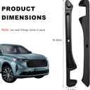 2 PCS Car Seat Gap Filler Organizer, 3in1 Car Console Side Gap Stopper with Hook & Storage Functions, No-Drop Crevice Blocker Between Seat Console Organizer for Most Vehicles