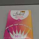 BIC Soleil 3 Colors Women's Disposable Razors With Aloe Vera and Vitamin E Lubricating Strip for Enhanced Glide, With 3 Blades, 14 Count