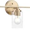 ML Lighting 3683-MG Moven 22" Wide 3-Light Vanity - Modern Gold