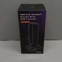 Tilted Nation Gaming Headset Stand | RGB Headphone Stand for Desk with Mouse Bungee and USB Hub (Cool and Clean Setup) Gaming Headset Holder - Perfect Gamer Gift Accessory (Black)