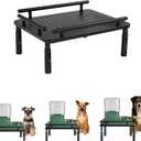 Dog Water Dispenser Stand, Metal Raised Holder for Pet Automatic Feeders, Height Adjustable Elevated Stand for Pet Feeders, Suitable for Cats, Small & Medium Dogs [Stand Only]