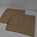 FUTEI Pack of 2 Brown Decorative Throw Pillow Covers 22x22 Inch Soft Cozy Solid Boucle Textured Cushion Case,Modern Home Decor for Couch Bed Living Room