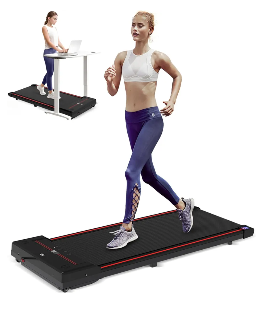 Sperax Walking Treadmill Pad with APP, 3 in 1 Under Desk Treadmill, 400W Low Noise Walking Vibration Pad with Remote Control,Portable Treadmills for Home Office