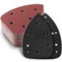 Mouse Sander Replacement Pads with Sandpaper Compatible with Ryobi Mouse Detail Sander, 40 80 120 180 240 Grits Sanding pad Compatible with CFS1503K CFS1503 CFS1502 CFS1503G (52pcs)