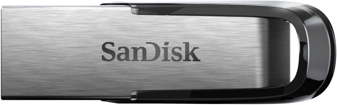 SANDISK 128GB Ultra Flair USB 3.0 Flash Drive, SDCZ73-128G-G46, Black
