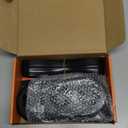 Solar-Powered Exhaust Fan for Car Windows - Vehicle Ventilation with 3 Air Outlets (Black)