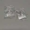 2-Pack Wall Shelves Small Adhesive Floating Shelves Acrylic Hanging Shelves Display Ledges with 2 Types of Installation, Clear