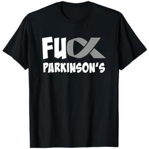 Parkinson's Disease Awareness Month Fuck Parkinson's T-Shirt, Black, XL