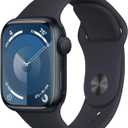 Apple Watch Series 9 GPS 41mm Midnight Aluminum Case with Midnight Sport Band - S/M (2023)