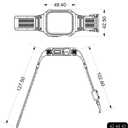 CRIS-BAND Bumper Bands Compatible with Apple Watch Band 45mm 44mm 42mm 41mm 40mm 38mm for Women Men, Water Shock-Proof Strap for iWatch Apple Watch Band with Case for Series 9 8 7 6 SE 5 4 3 2 1 (Jelly-Pink)