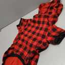 Plaid Dog Hoodie Sweatshirt Sweater for Extra Large Dogs Cat Puppy Clothes Coat Warm and Soft(XL)