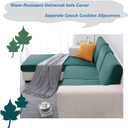 Rosygulls Separate Velvet Sofa Cover,Couch Covers for 2 Cushion Couch,Super Stretch Wear-Resistant Sofa Slipcovers,Washable Furniture Protector with Anti-Slip Elastic Bottom(Dark Grey,Double Seat)