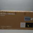 LG 34SR60QC-W 34-inch QHD (3440x1440) Curved Smart Monitor with Streaming, UltraWide Screen, webOS, HDR10, 100Hz, Built-in Speaker, AirPlay2, Screen Share, Bluetooth, ThinQ App, White