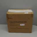 Glass Laundry Detergent Dispenser with Shelf & Bamboo Lid - 120 Oz Liquid Detergent, Laundry Soap & Fabric Softener Dispenser for Laundry Room Organization and Storage with 2 Cups & 8 Labels (White - Bamboo Rack)