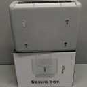 Commercial Paper Towel Dispenser Wall Mount with Key Pack of 2 Plastic 10 Length X 8 Height X 3 Depth for Restroom (Silver)