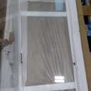 Frameless Pivot Glass Shower Door 48" W  72" H, Pivot Swing Shower Door with 1/4" SGCC Tempered Glass, Brushed Gold