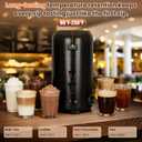12 L/3.2 Gallon Electric Heating Insulated Beverage Dispenser, 75 Cup Cold&Hot Drink Dispenser with Temperature Display, for Juice, Milk, Coffee, and Hot Tea  