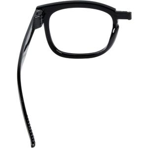 Eyekepper (Must Buy Both Eye) Metalless Reading Glasses Different Strength Each Eye Black-Left Eye +0.00