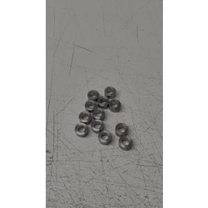 uxcell 12pcs Stainless Steel Spacer 10.5mm Bore x 20mm OD x 10mm Length Screw Bushing Plain Finish Round Metal Spacer for M10 Screws Bolts and Rods