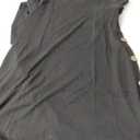 OFEEFAN Womens Long Sleeve Tunic Dres Fall Outfits with Pockets Buttons (X-Large, Black)