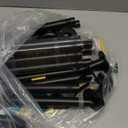 Black Curtain Rods 18 to 88 Inch, Industrial Curtain Rods,Adjustable Length,1 in Diameter Pipe,Wall or Ceiling Mounted,for Bedroom and Living Room(Black 18 to 88)