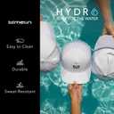melin Coast Hydro, Mens Sun Visor, Sun Hats for Women & Men, Water-Resistant, Golf, Running, Workout, or Beach Hat (M)
