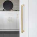 10 Pack 6-1/4 Inch(160mm) Cabinet Pulls Champagne Bronze Kitchen Cabinet Pulls Drawer Pulls Solid Cabinet Hardware