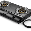 BESTFIRE 28" Portable Propane Stove - Professional Dual-Output Burners (12000 & 9000 BTU) for Precision Cooking, Rust-Resistant Steel 2 Burner Propane Cooktop for Camping, RV, BBQ & Tailgating 