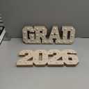 2026 Graduation Decorations- Light Up Letters "GRAD 2026" Class of 2026 Graduation Party Decorations Sign-Ornaments for Class of 2026 Preschool High School College Table Centerpieces Decor Party Supplies