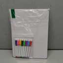 6 Pack Dry Erase LapBoards Double Sided 11.2 x 8.3 Inch Dry Erase Boards with 8 Pcs Markers Whiteboards for Office Students Classroom Teacher Supplies