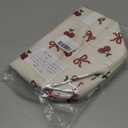 Dawuyu Lunch Box for Women and Men, Insulated Fabric Lunchbag for Work, Leakproof Adult Lunchbox, Cooler Lunch Tote Bag for Offices College Picnic Travel Outdoor(Cherry)